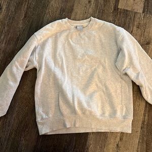 TNA Cozy Boyfriend Fleece Crewneck